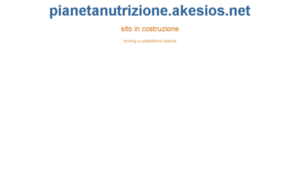 Pianetanutrizione.akesios.net thumbnail