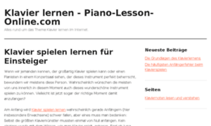 Piano-lesson-online.com thumbnail