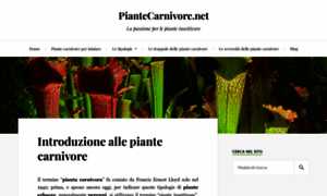 Piantecarnivore.net thumbnail