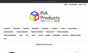 Piaproducts.com thumbnail