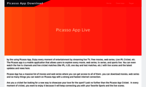 Picassoapp.live thumbnail