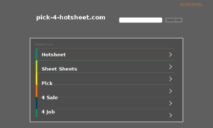 Pick-4-hotsheet.com thumbnail