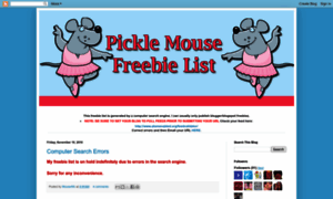 Picklemousefreebielist.blogspot.com thumbnail