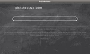 Pickthepizza.com thumbnail