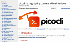 Picocli.info thumbnail
