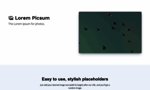Picsum.photos thumbnail