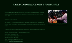 Pidgeonauctions.com thumbnail