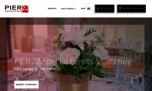 Pier22catering.com thumbnail