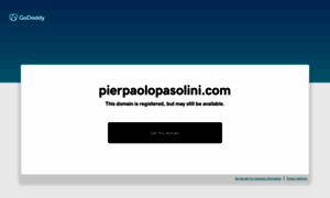 Pierpaolopasolini.com thumbnail