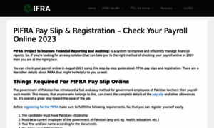 Pifra.com.pk thumbnail