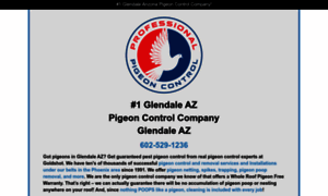 Pigeonsglendale.com thumbnail