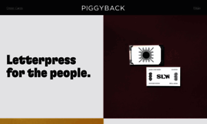 Piggybackletterpress.com thumbnail