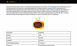 Pikashow.stream thumbnail