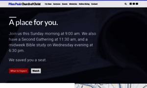 Pikespeakchurchofchrist.org thumbnail