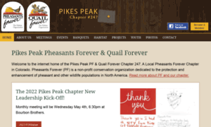 Pikespeakpheasantsforever.org thumbnail