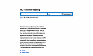Pil.container-tracking.org thumbnail