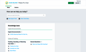 Pilatesprochair.freshdesk.com thumbnail