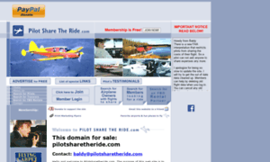 Pilotsharetheride.com thumbnail