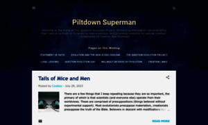 Piltdownsuperman.com thumbnail