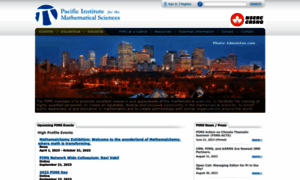 Pims.math.ca thumbnail