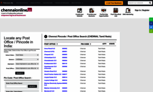 Pincode.chennaionline.in thumbnail