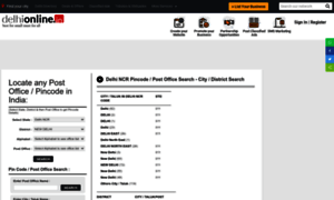 Pincode.delhionline.in thumbnail