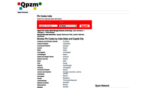 Pincodes.qpzm.co.in thumbnail