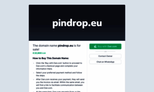 Pindrop.eu thumbnail