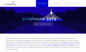 Pinehouse.info thumbnail