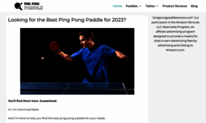 Pingpongpaddlereview.com thumbnail