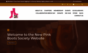 Pinkbootssociety.org thumbnail