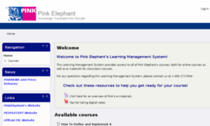 Pinkelephant.remote-learner.net thumbnail