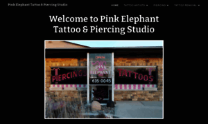 Pinkelephanttattoo.com thumbnail