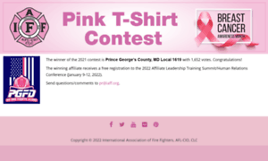 Pinkshirt.iaff.org thumbnail