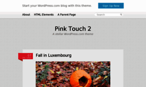 Pinktouch2demo.wordpress.com thumbnail
