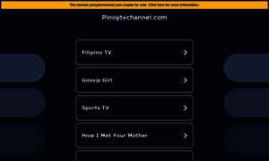 Pinoytvchannel.com thumbnail