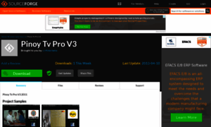 Pinoytvpro2011.sourceforge.net thumbnail