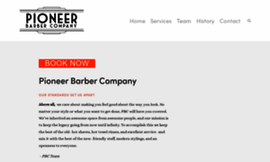 Pioneerbarbercompany.com thumbnail