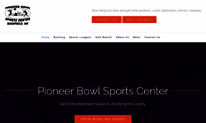 Pioneerbowlsports.com thumbnail