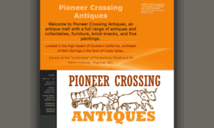 Pioneercrossingantiques.com thumbnail