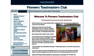 Pioneers.toastmastersclubs.org thumbnail
