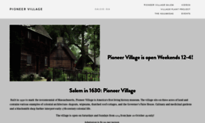 Pioneervillagesalem.org thumbnail