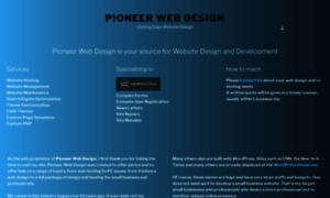 Pioneerwebdesign.net thumbnail