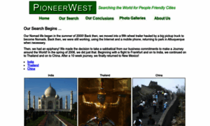 Pioneerwest.net thumbnail