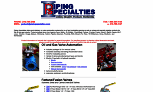 Pipingspecialties.com thumbnail