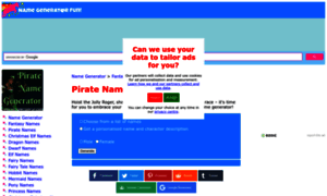 Pirate.namegeneratorfun.com thumbnail