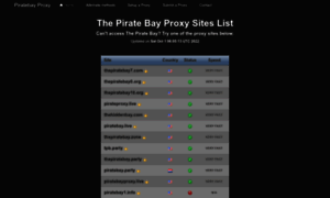 Piratebayproxy.info thumbnail