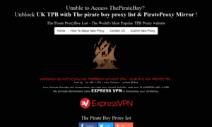 Piratebayproxylist.se thumbnail