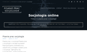 Pisanieprac-socjologia.pl thumbnail