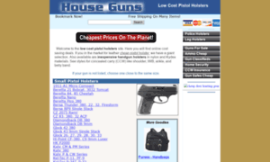 Pistolholsters.houseguns.com thumbnail
